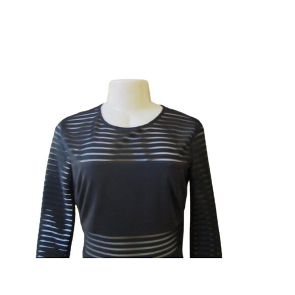 NWT Lulus Perfect Black Mesh Bodycon‎ Dress  Size Small - Picture 4 of 8